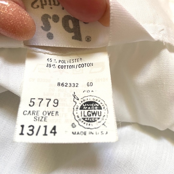 Vintage | White A-Line Wrap Skirt - Picture 6 of 11